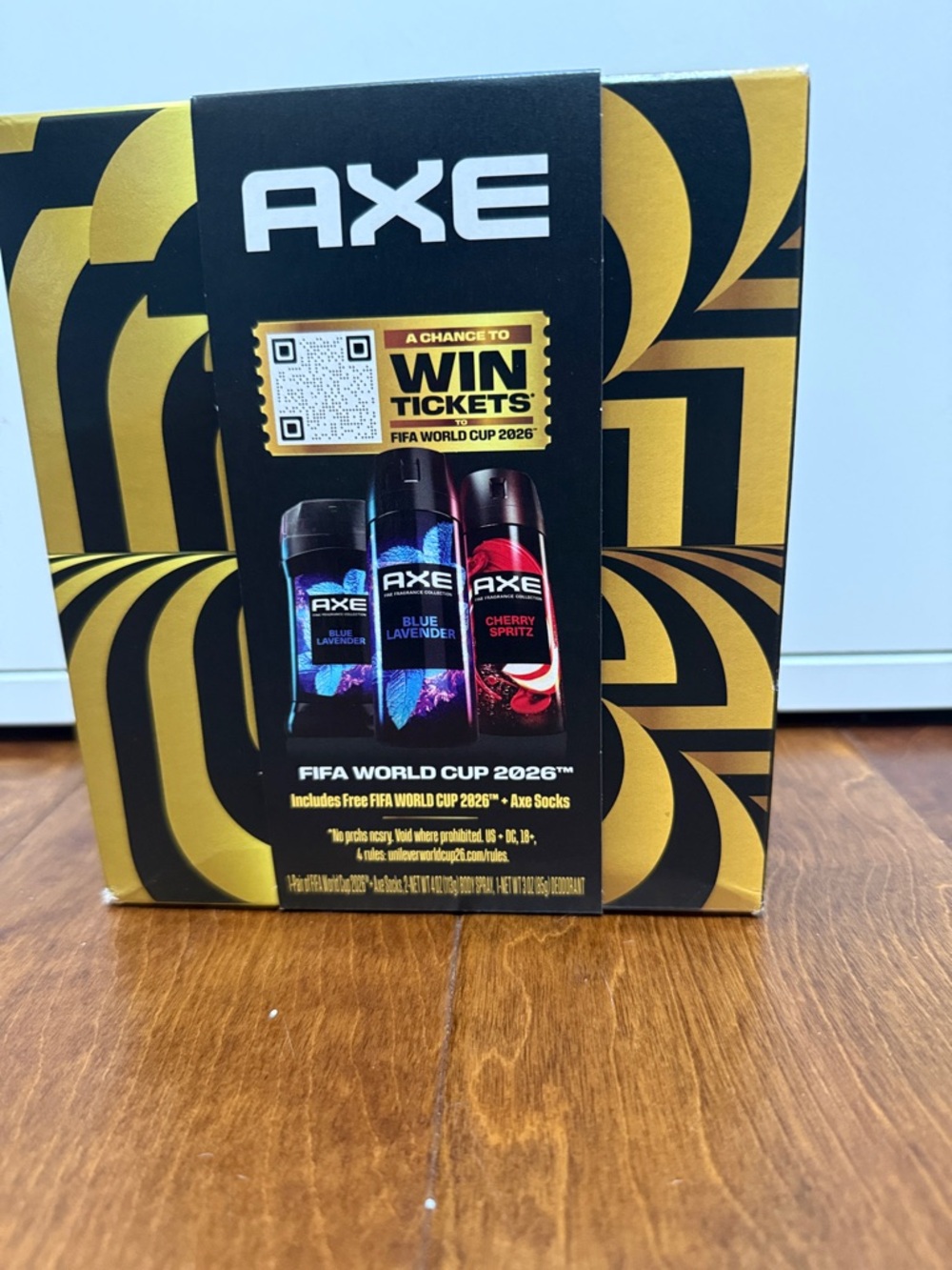 NWT FIFA AXE Men's Body Spray Gift Pack - World Cup 2026